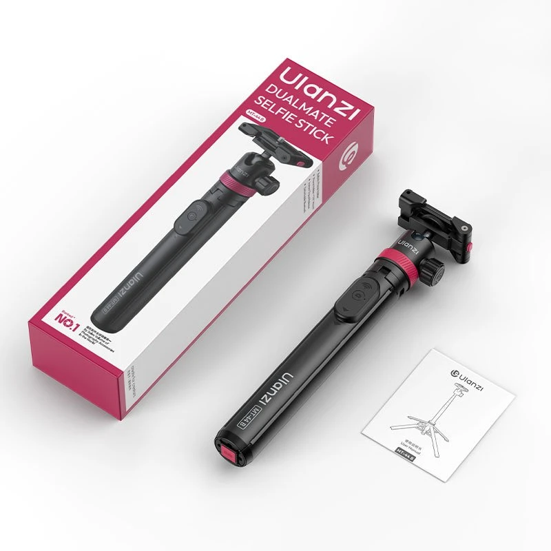 Statyw Kijek Selfie Stick 2w1 150cm + Pilot Telefonas Auto-deploy 1/4" Ulanzi / Mt-44b