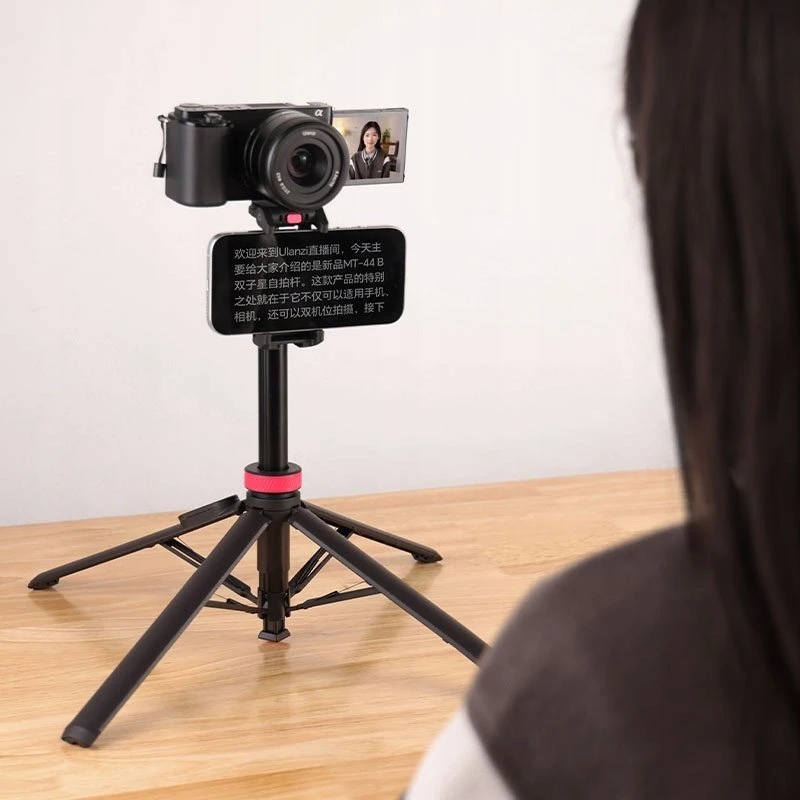 Statyw Kijek Selfie Stick 2w1 150cm + Pilot Telefonas Auto-deploy 1/4" Ulanzi / Mt-44b