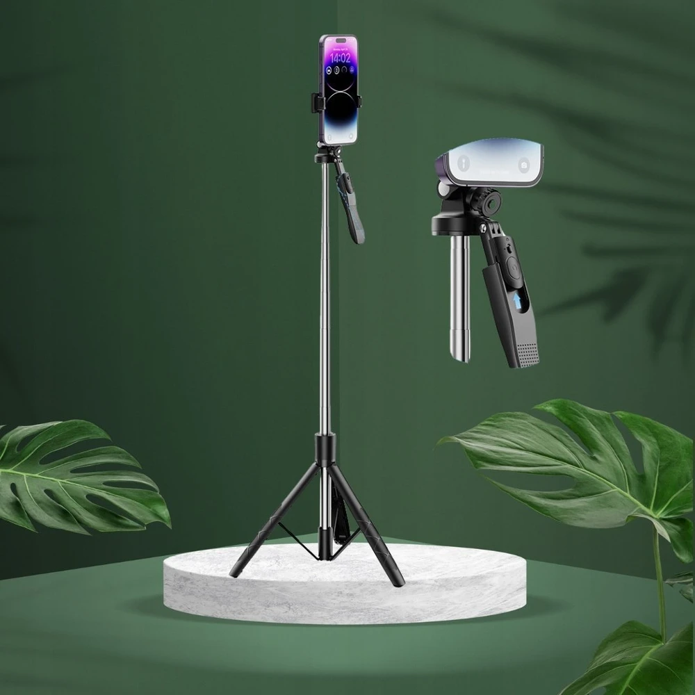 XO asmenukių lazda "Bluetooth" trikojis SS15 juodas 180 cm