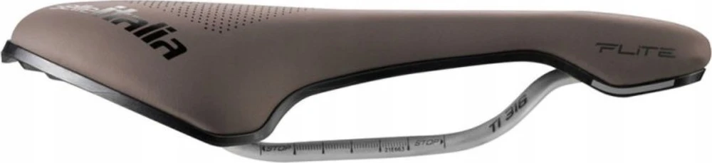 Selle Italia balnas SELLE ITALIA FLITE BOOST GRAVEL TI316, Superflow S (id atitinka - S3), TI 316 Rail, Fibra-Tek, Light Gel, 228g, ruda (NAUJA)
