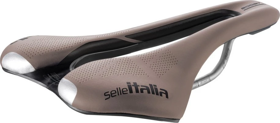 Selle Italia balnas SELLE ITALIA SLR BOOST GRAVEL TI316, Superflow S (id atitinka - S3), TI 316 Rail, Fibra-Tek, Light Gel, 204g, ruda (NAUJA)