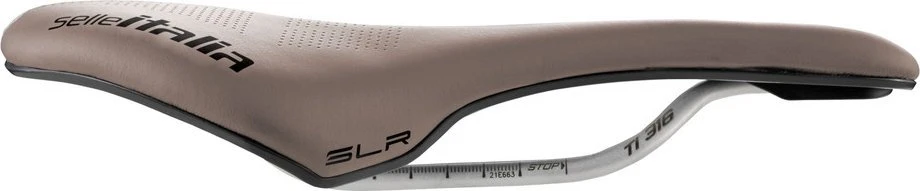 Selle Italia balnas SELLE ITALIA SLR BOOST GRAVEL TI316, Superflow S (id atitinka - S3), TI 316 Rail, Fibra-Tek, Light Gel, 204g, ruda (NAUJA)