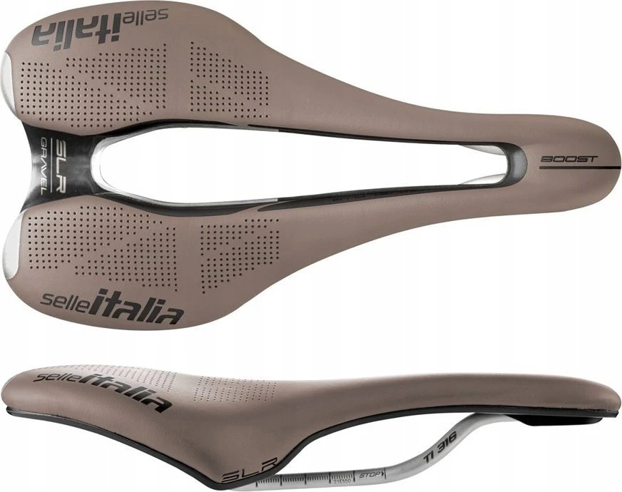 Selle Italia balnas SELLE ITALIA SLR BOOST GRAVEL TI316, Superflow S (id atitinka - S3), TI 316 Rail, Fibra-Tek, Light Gel, 204g, ruda (NAUJA)