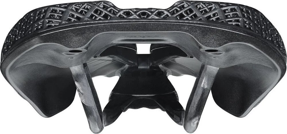 Selle Italia balnelis WATT 3D KIT CARBONIO SUPERFLOW (id atitinka U3), anglies pluošto bėgelis + 10 mm (NAUJAS)