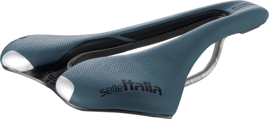 Selle Italia SELLE ITALIA FLITE BOOST GRAVEL TI316 balnelis, „Superflow L“ (sutampa su L3), TI 316 bėgelis, „Fibra-Tek“, lengvas gelis, 232 g, mėlynas