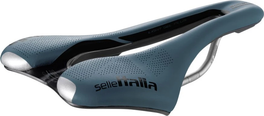 Selle Italia SELLE ITALIA FLITE BOOST GRAVEL TI316 balnelis, „Superflow S“ (sutampa su S3), TI 316 bėgelis, „Fibra-Tek“, lengvas gelis, 228 g, mėlynas