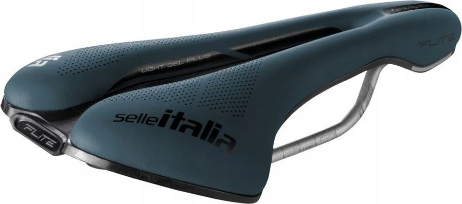 Selle Italia SELLE ITALIA FLITE BOOST GRAVEL TI316 balnelis, „Superflow S“ (sutampa su S3), TI 316 bėgelis, „Fibra-Tek“, lengvas gelis, 228 g, mėlynas