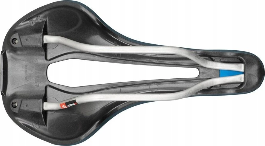 Selle Italia SELLE ITALIA FLITE BOOST GRAVEL TI316 balnelis, „Superflow S“ (sutampa su S3), TI 316 bėgelis, „Fibra-Tek“, lengvas gelis, 228 g, mėlynas