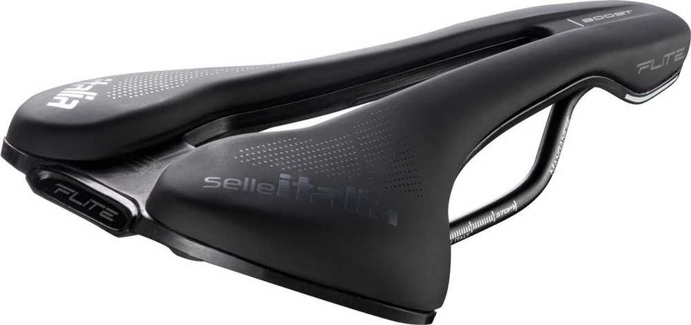 Selle Italia balnas PARDUODA ITALIA FLITE BOOST SUPERFLOW TM L (id atitinka - L3) Mangane Tube 7, soft-tek, juoda (NAUJA)