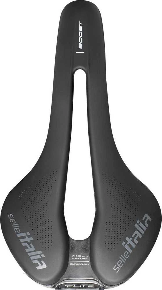 Selle Italia balnas PARDUODA ITALIA FLITE BOOST SUPERFLOW TM L (id atitinka - L3) Mangane Tube 7, soft-tek, juoda (NAUJA)