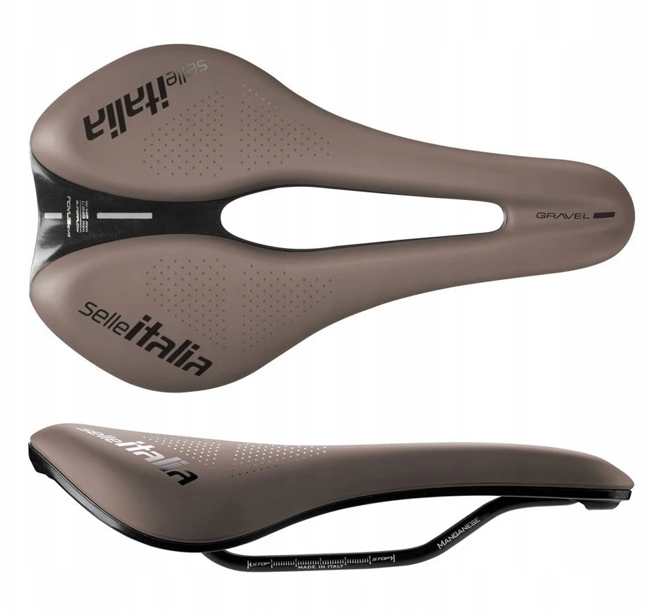 Selle Italia balnelis: SELLE ITALIA NOVUS BOOST EVO GRAVEL™, „Superflow L“ (id atitikmuo - L3), mangano bėgeliai, „Soft-Tek“, 242 g, rudas