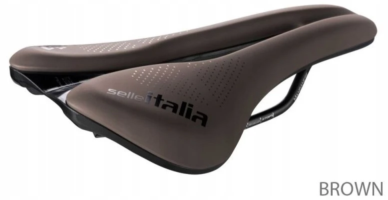Selle Italia balnelis: SELLE ITALIA NOVUS BOOST EVO GRAVEL™, „Superflow L“ (id atitikmuo - L3), mangano bėgeliai, „Soft-Tek“, 242 g, rudas