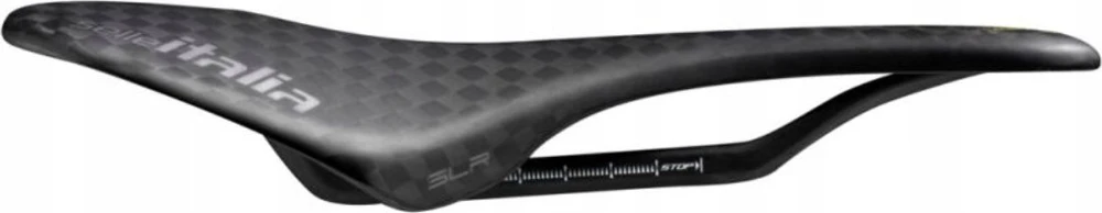 Selle Italia Siodło SELLE ITALIA SLR BOOST TEKNO SUPERFLOW S (id atitinka S3), anglies bėgis + 10 mm, anglis, 95 g (NAUJAS)