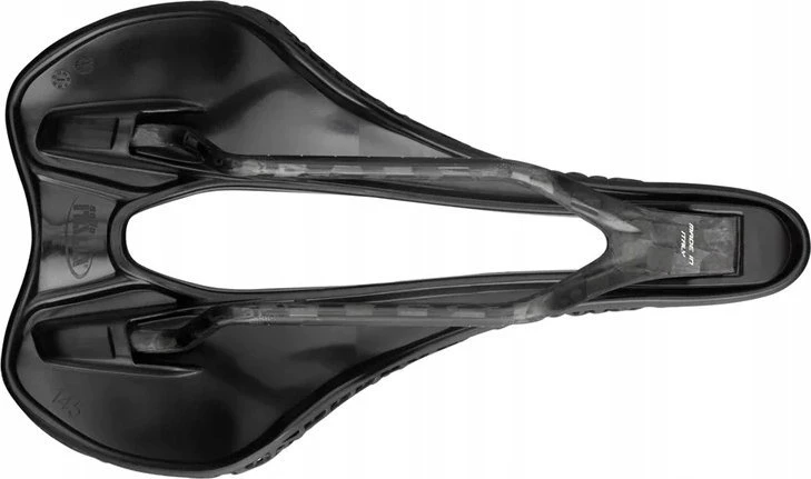 Selle Italia Siodło SELLE ITALIA SLR BOOST 3D KIT CARBONIO, Superflow S (id atitinka S3), anglies bėgis + 10 mm, 166 g (NAUJAS)