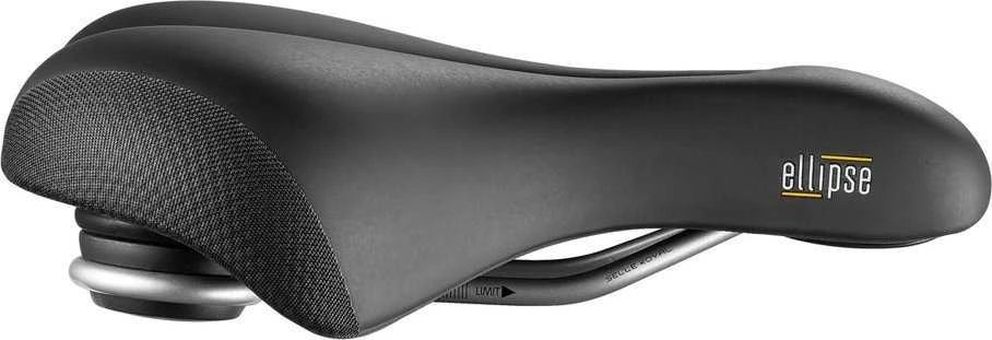 Selle Royal SELLEROYAL PREMIUM RELAXED 90 laipsnių balnelis ELLIPSE gelis + elastomerai unisex 638g (NAUJIENA 2024)