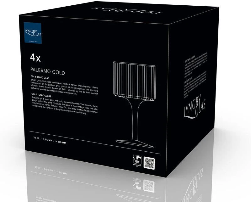 Selsey Lyngby Glas Krystal Lyngby Gin & tonic stiklinės 4 vnt