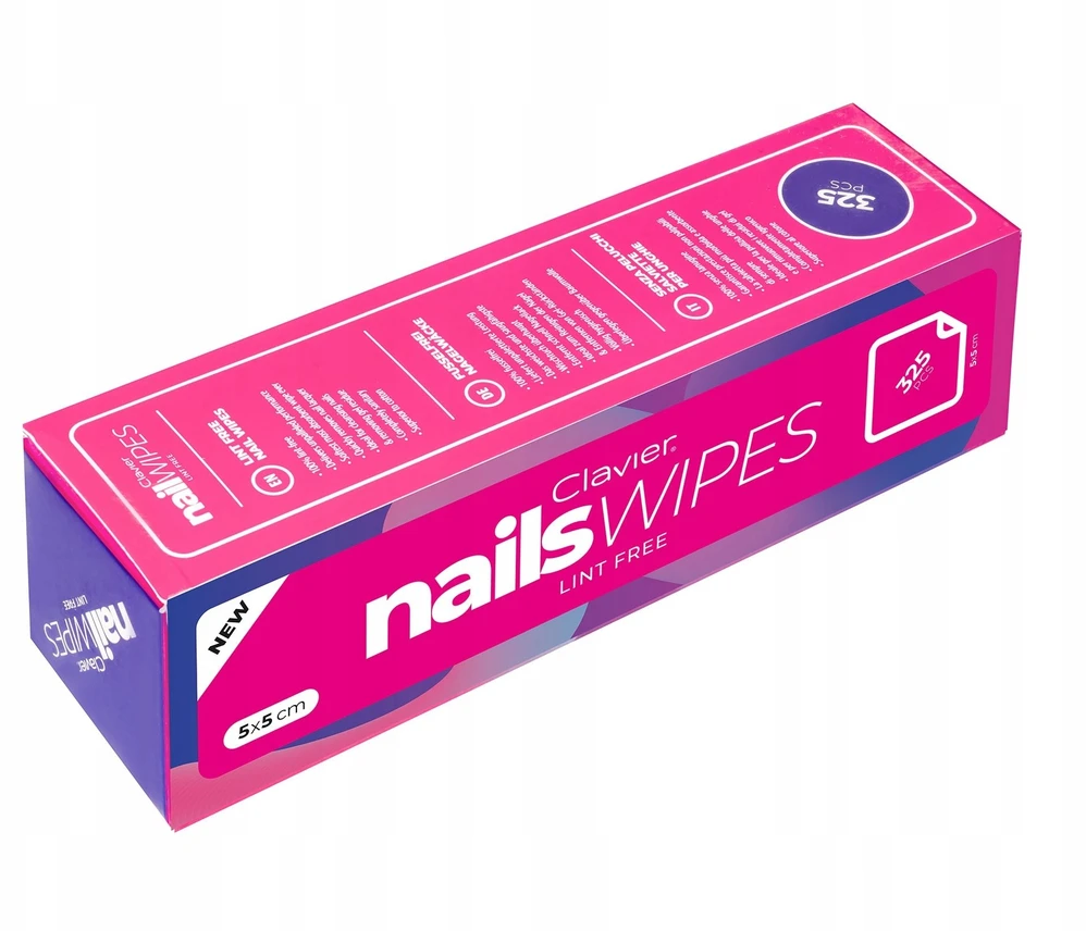 Semilac „Clavier Nail Wipes“ nagų servetėlės be dulkių, 325 vnt.