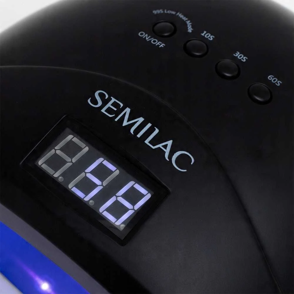 Semilac nagų lempa SEMILAC nagų lempa UV LED 24W/48 All Juodas