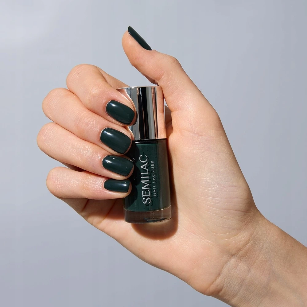 Semilac SEMILAC Nagų lakas Klasikinis nagų lakas 114 Bottle Žalias 9 ml