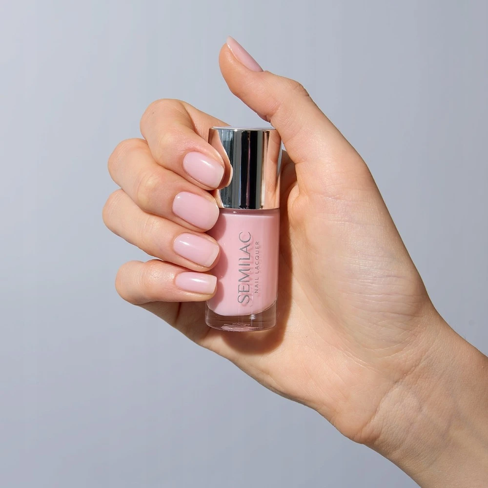 Semilac SEMILAC Nagų lakas Klasikinis nagų lakas 102 Sheer Milky Rožinė 9 ml