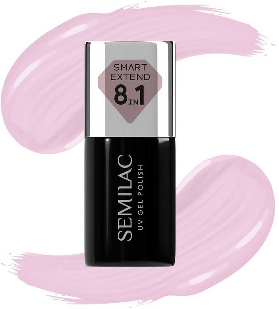 Semilac SEMILAC Smart Extend hibridinis lakas Delicate Rožinė nr. 803 7 ml