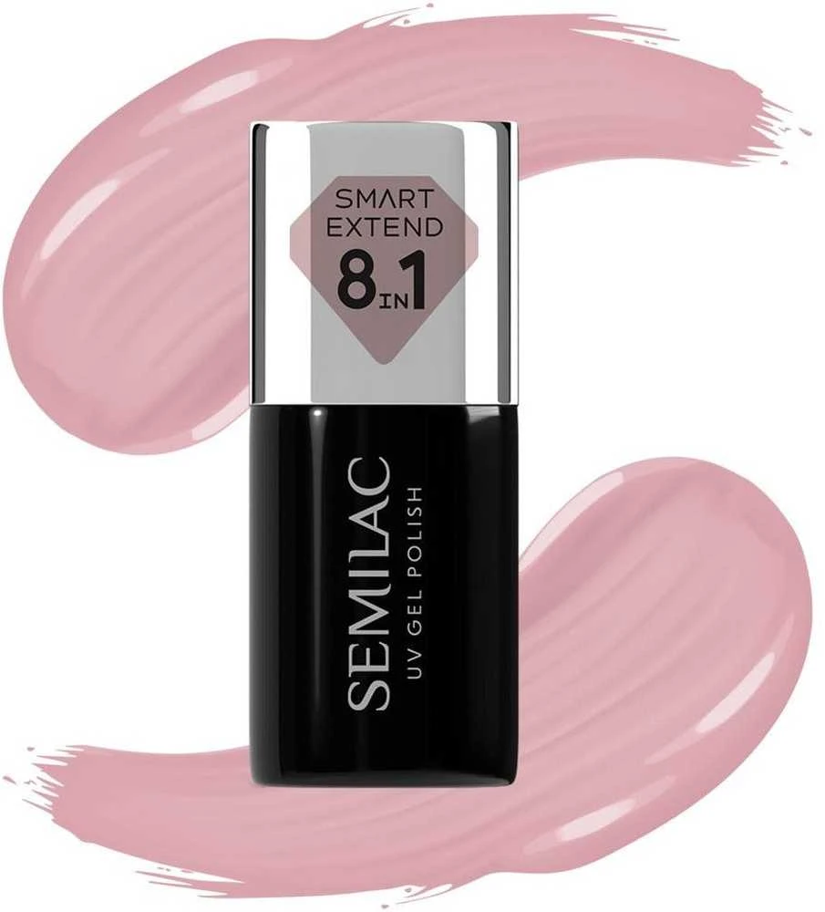 Semilac SEMILAC Smart Extend hibridinis lakas Nude Rose Nr. 802 7 ml
