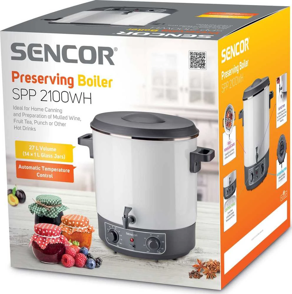 Pasterizavimo puodas Sencor SPP 2100WH