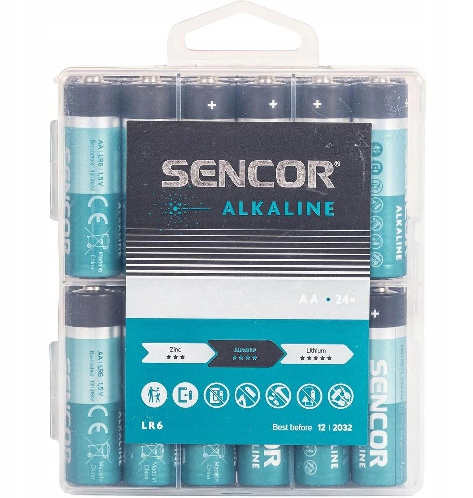 SBA LR6 24 BOX AA Alk SENCOR