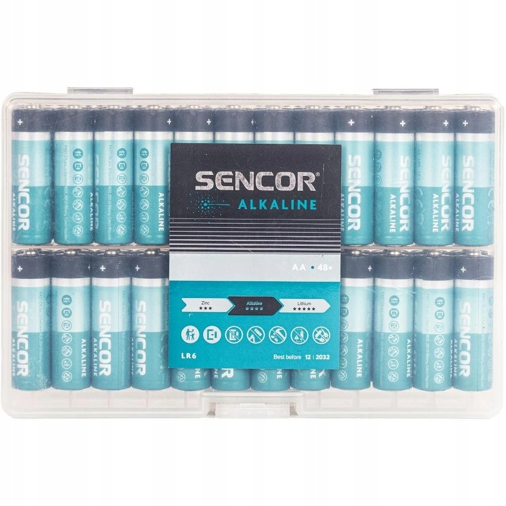 SBA LR6 48 BOX AA Alk SENCOR