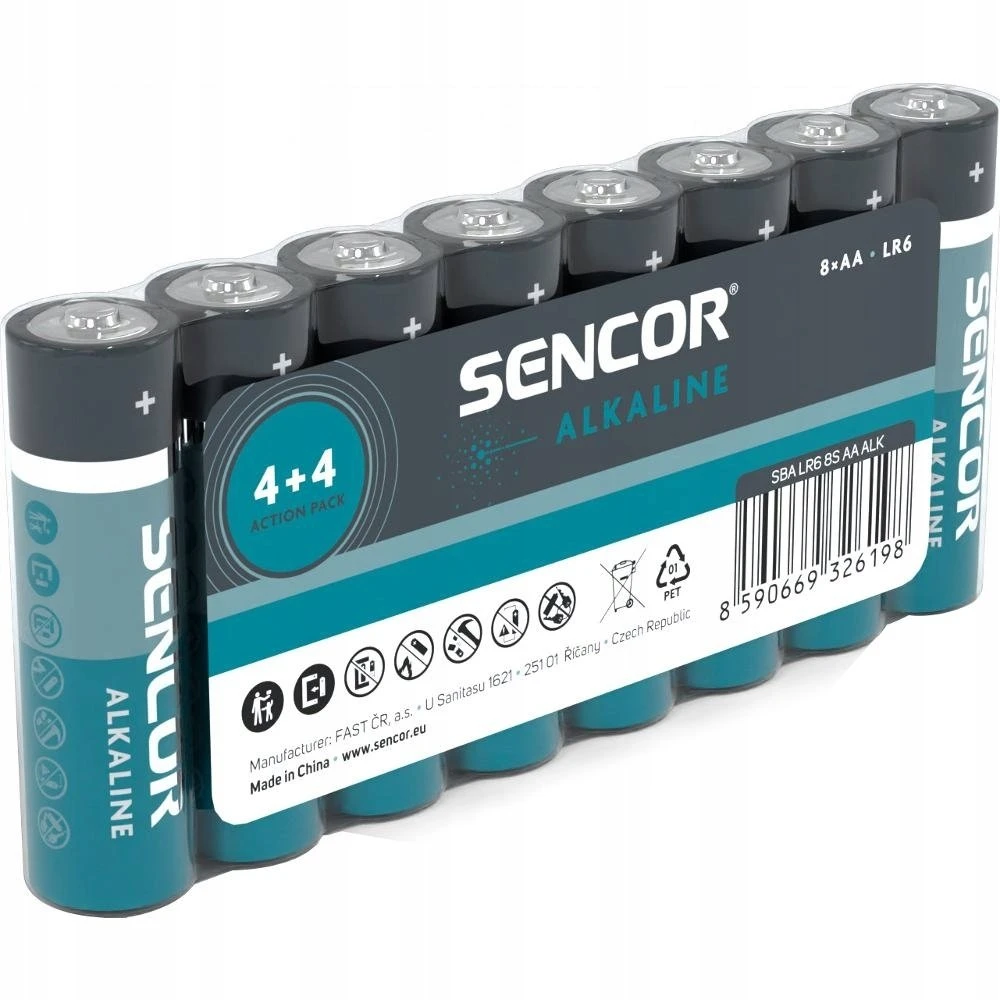 SBA LR6 8S AA Alk SENCOR