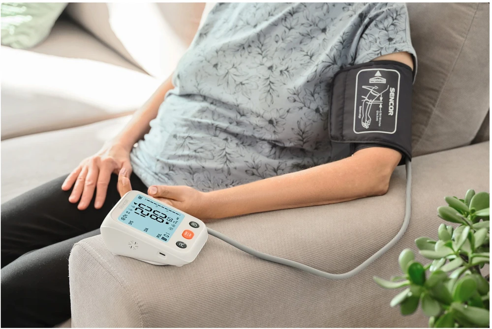 Kraujospūdžio matuoklis Sencor Sencor SBP 1150WH Blood Pressure Monitorius