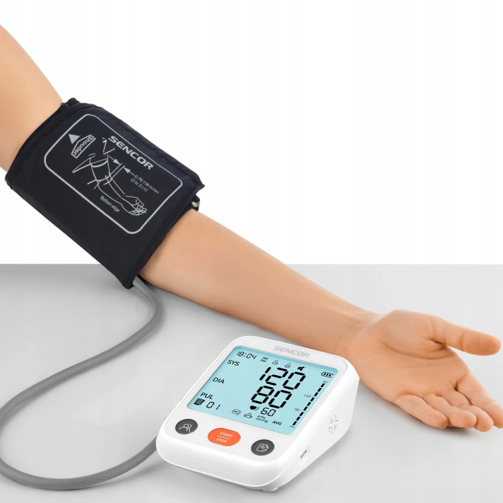 Kraujospūdžio matuoklis Sencor Sencor SBP 1150WH Blood Pressure Monitorius
