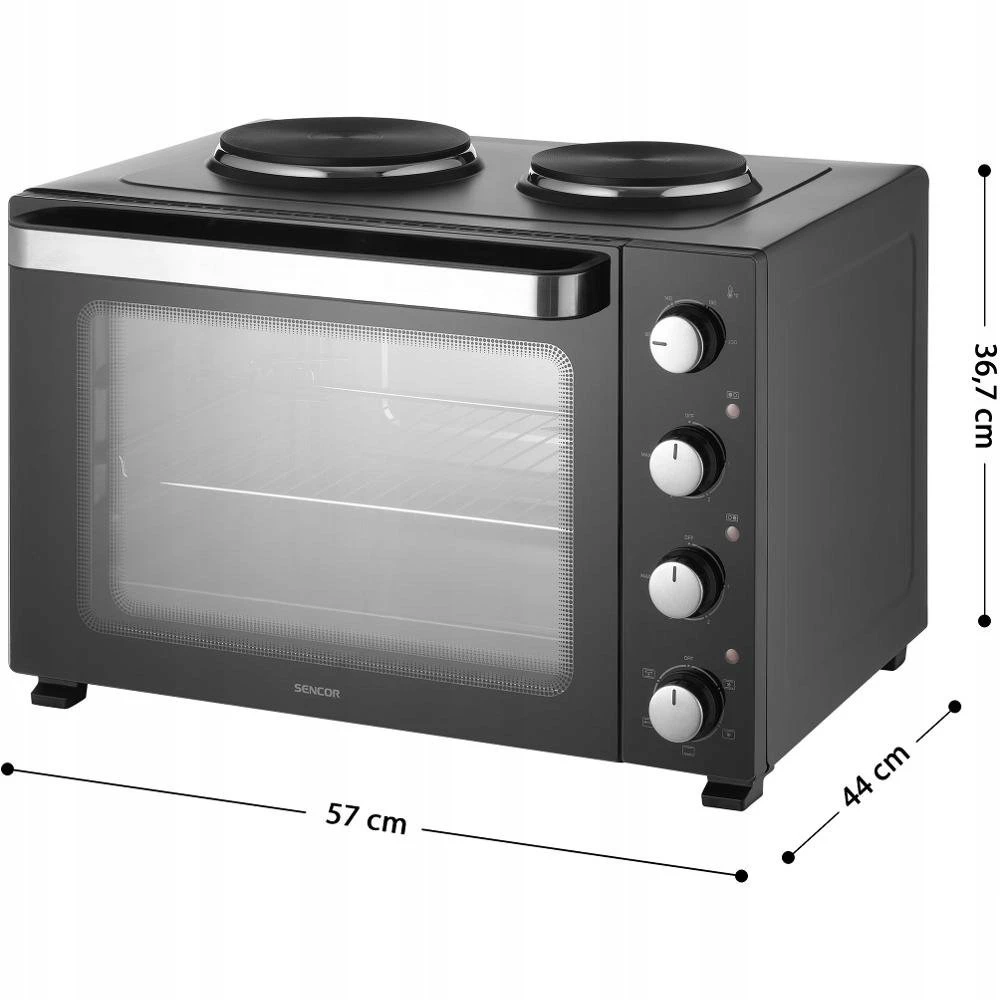 Elektrinė krosnelė Sencor SEO 4800BK mini orkaitė
