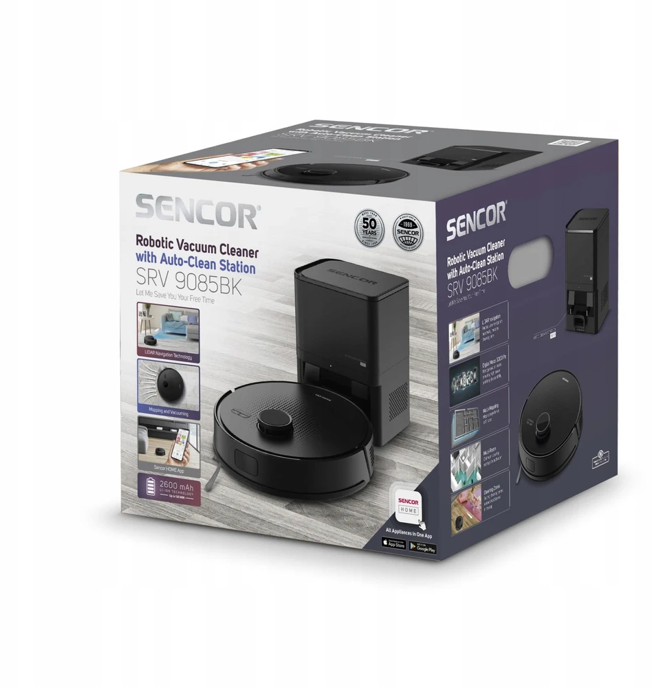 Sencor SRV 9085BK valymo robotas