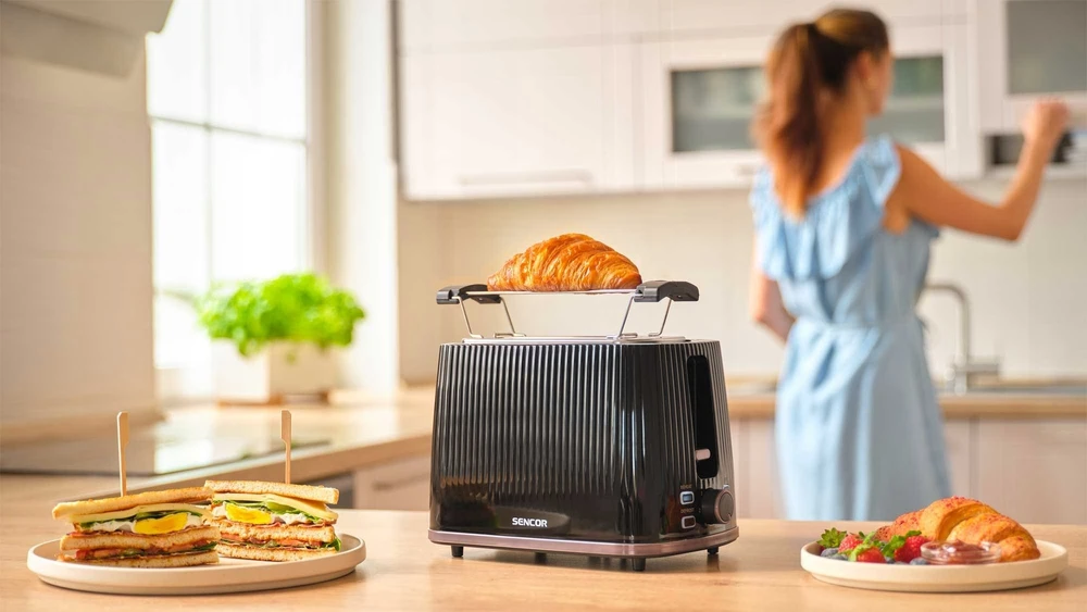 Skrudintuvas STS 7511BK Electric toaster SENCOR