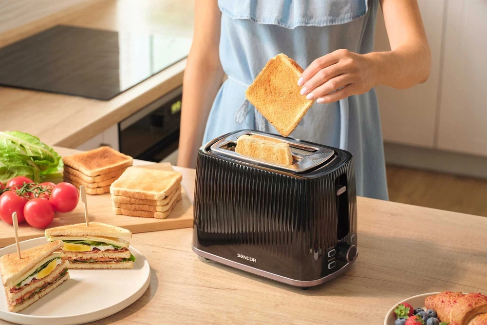 Skrudintuvas STS 7511BK Electric toaster SENCOR