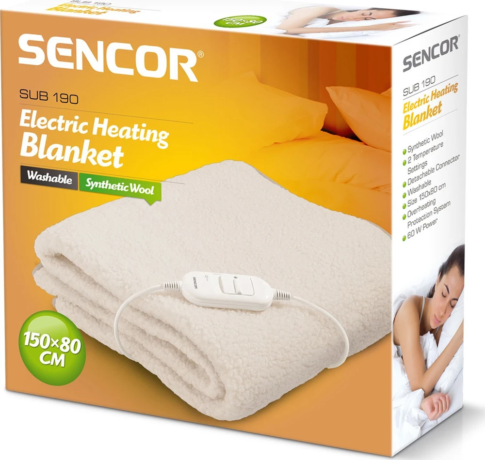 Sencor SUB 190 Mata grzewcza elektrinė 80x150 cm (40025980)