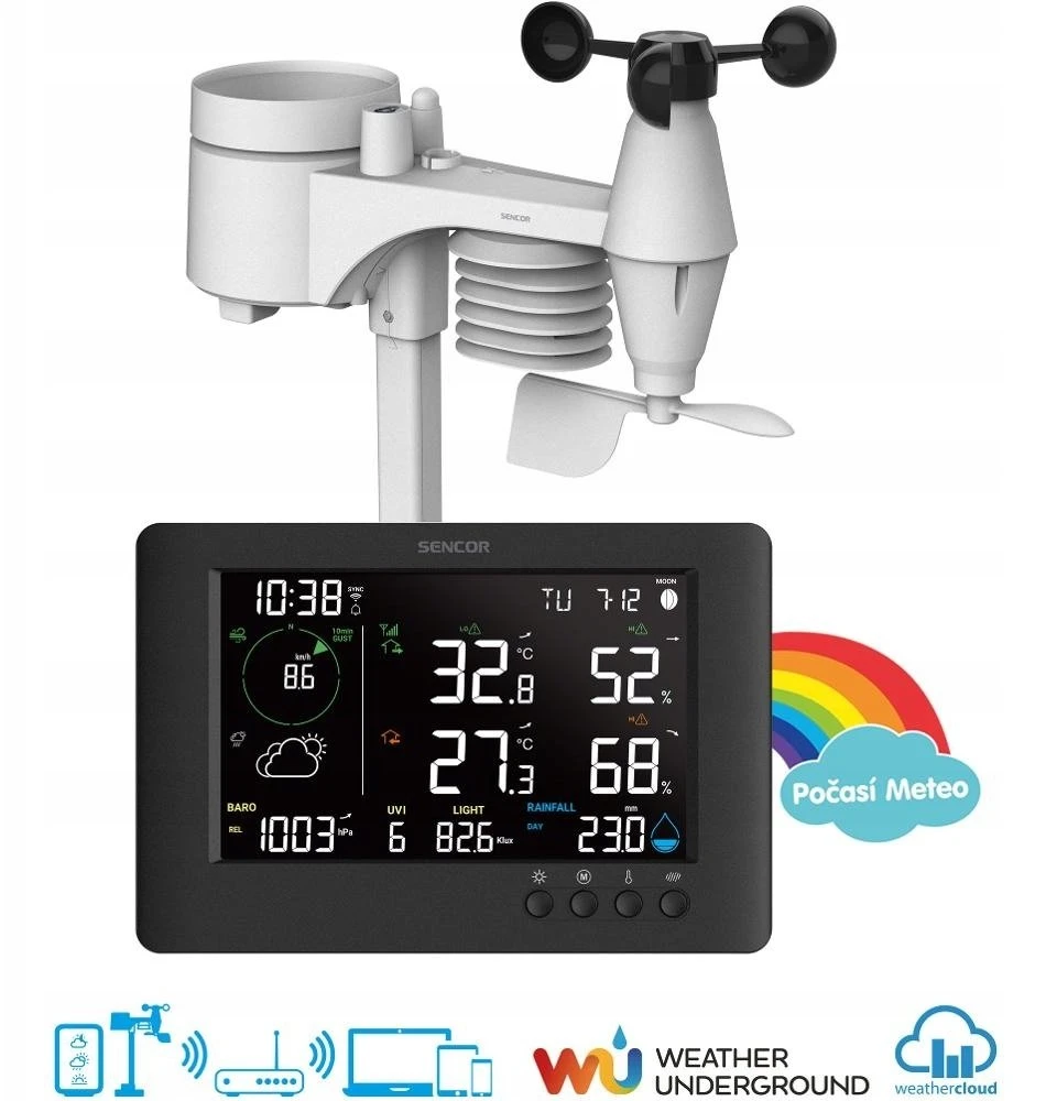 SWS 10500 WIFI meteorologinės stotelės SENCOR