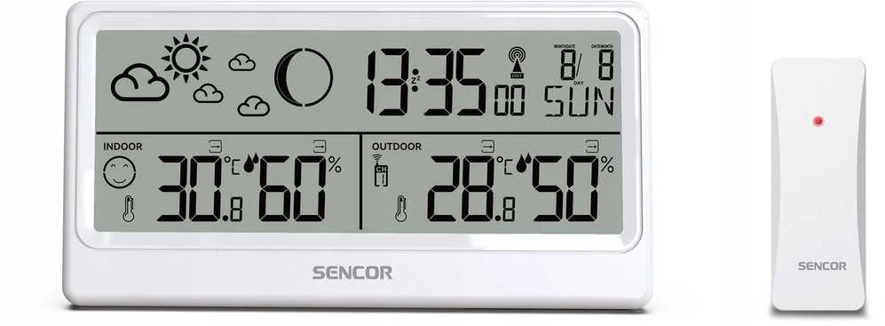 Meteorologinė stotis su išoriniu jutikliu Sencor SWS 3600