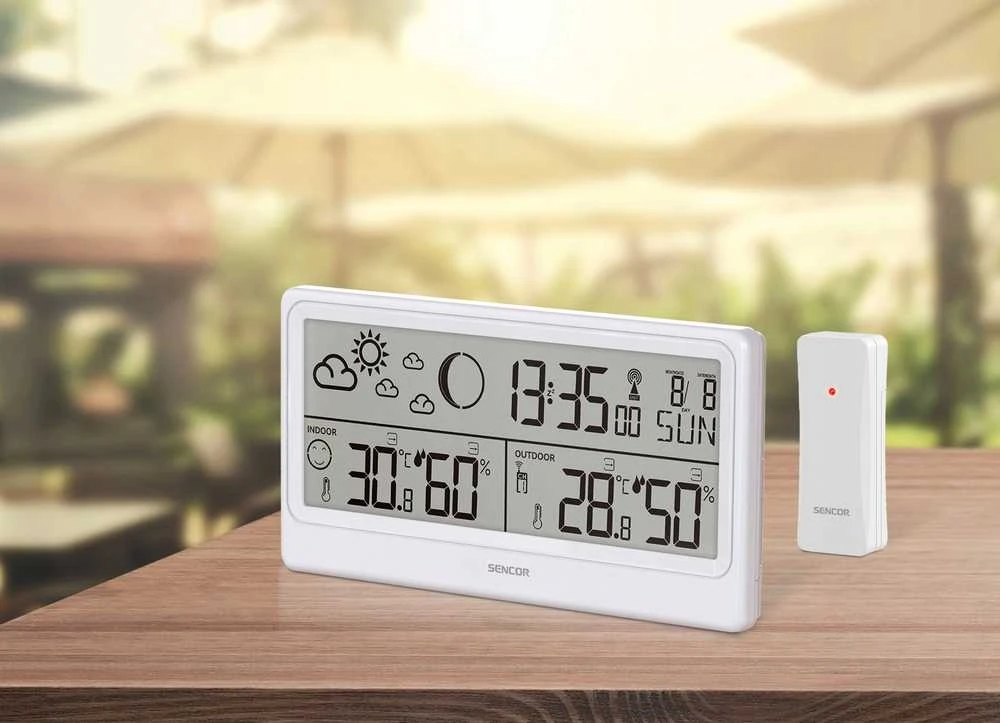 Meteorologinė stotis su išoriniu jutikliu Sencor SWS 3600