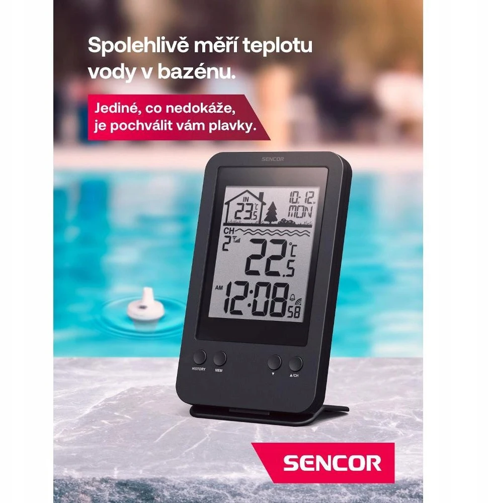 Orų stotelė Sencor SWS 6900 POOL Stacja Pogody
