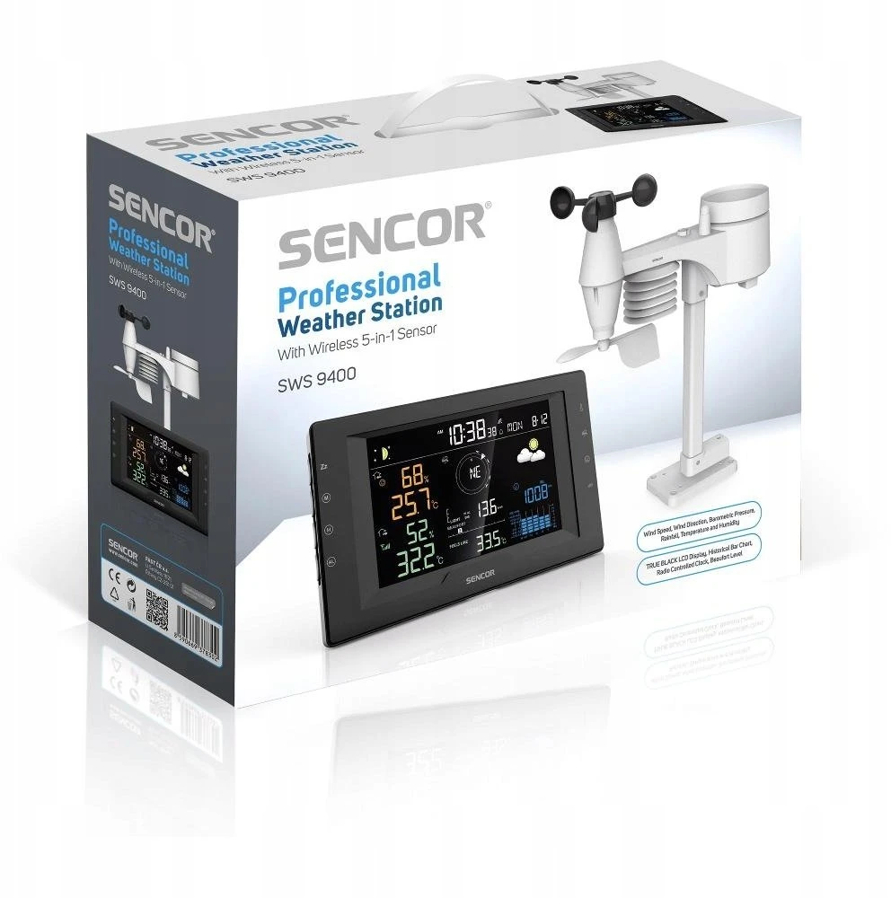 SWS 9400 SENCOR meteorologinės stotys