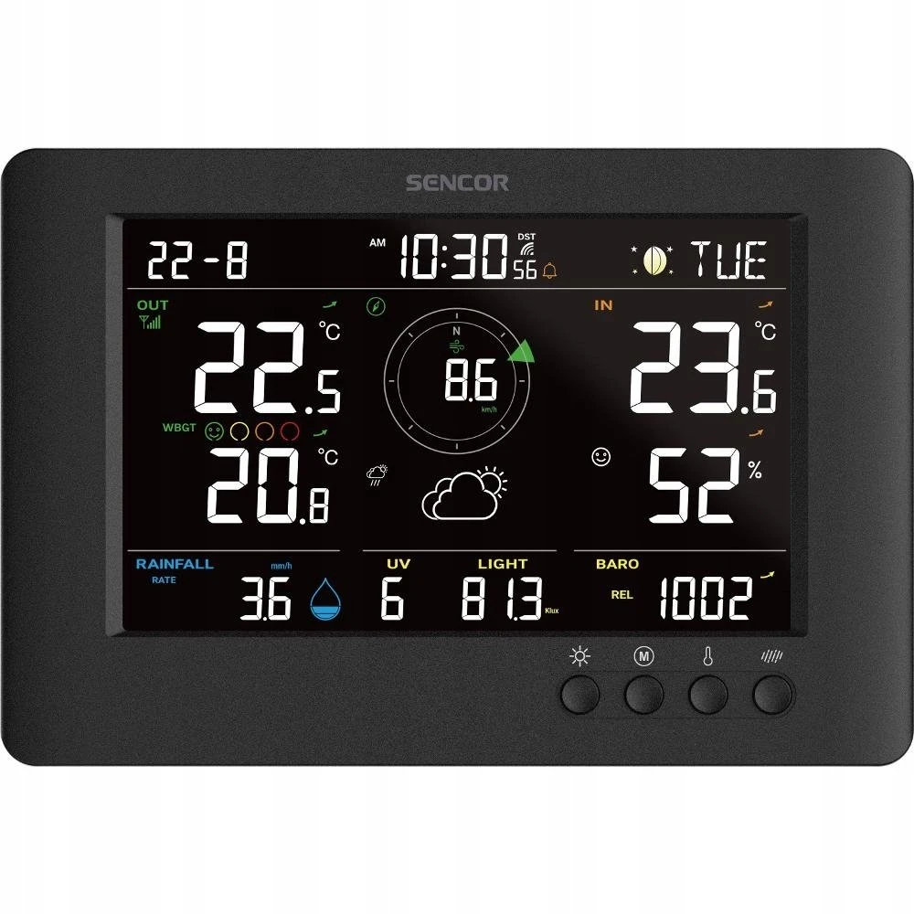 SWS 9500 SENCOR meteorologinės stotys