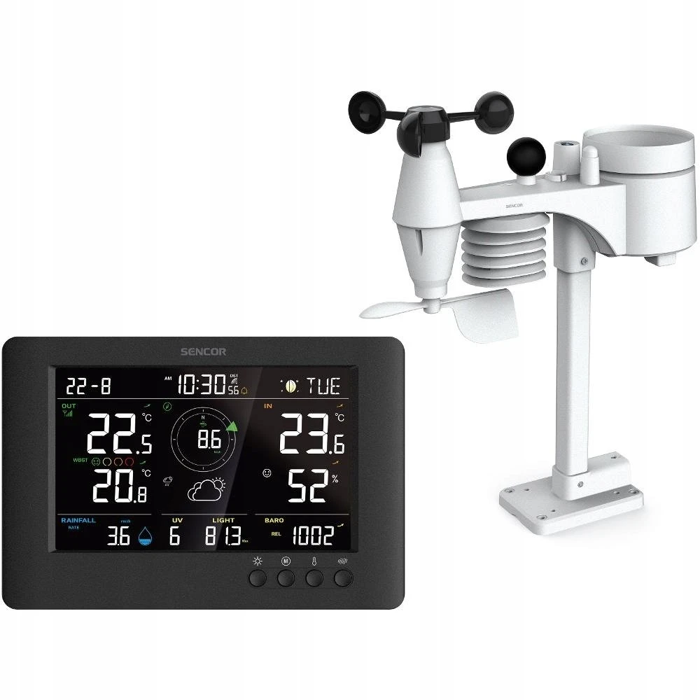 SWS 9500 SENCOR meteorologinės stotys