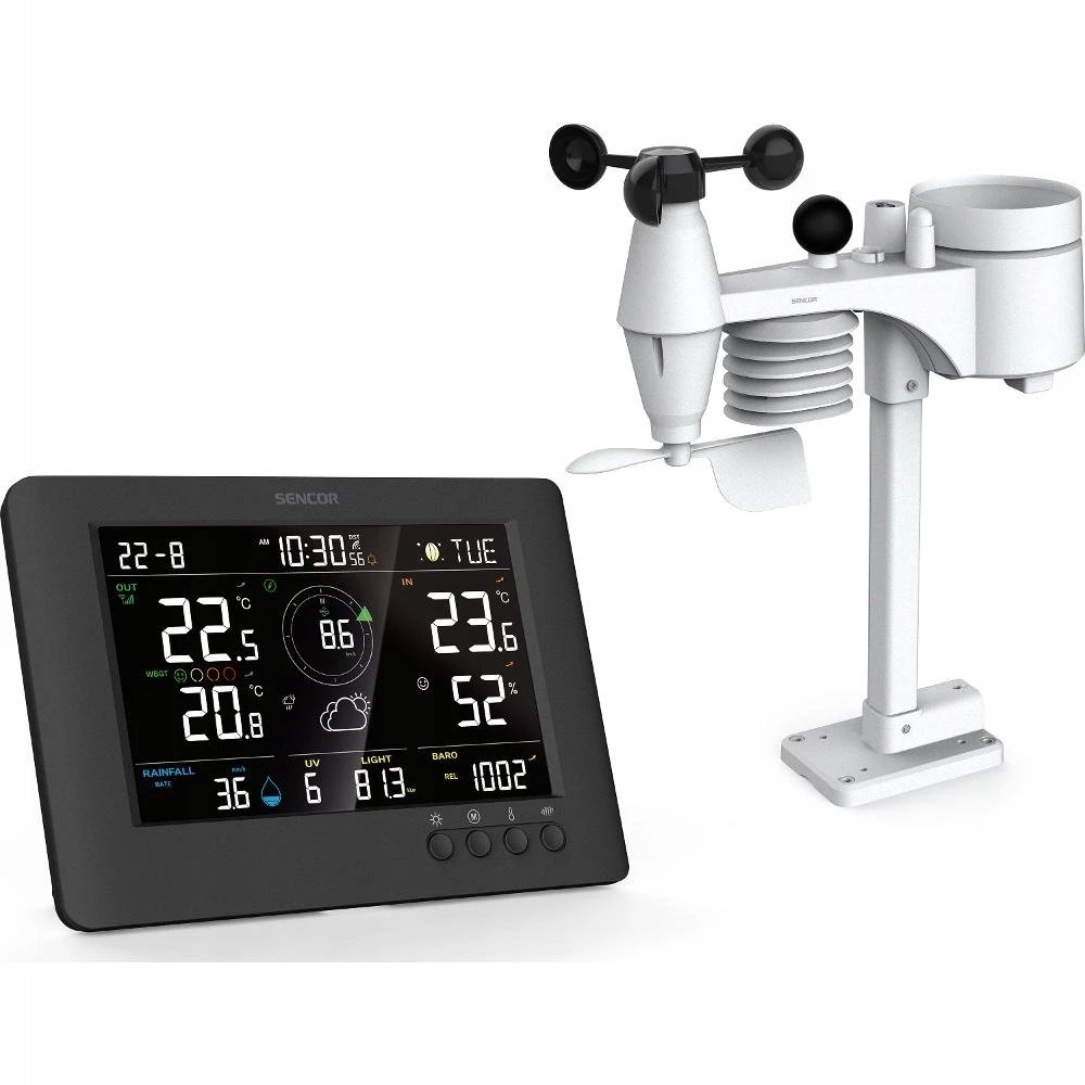 SWS 9500 SENCOR meteorologinės stotys