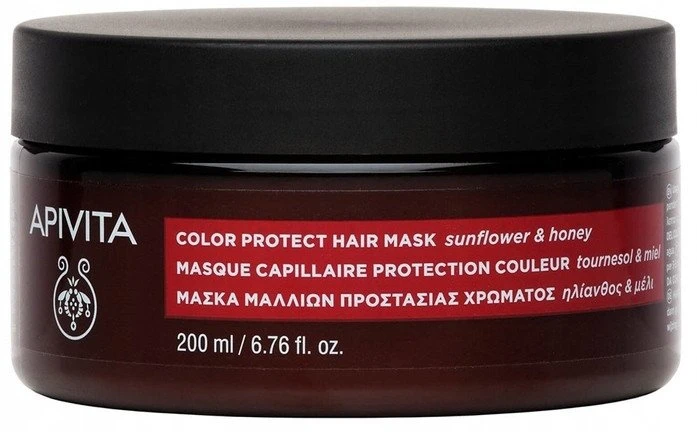 "Apivita Color Protect" plaukų kaukė su saulėgrąžomis ir medumi 200ml