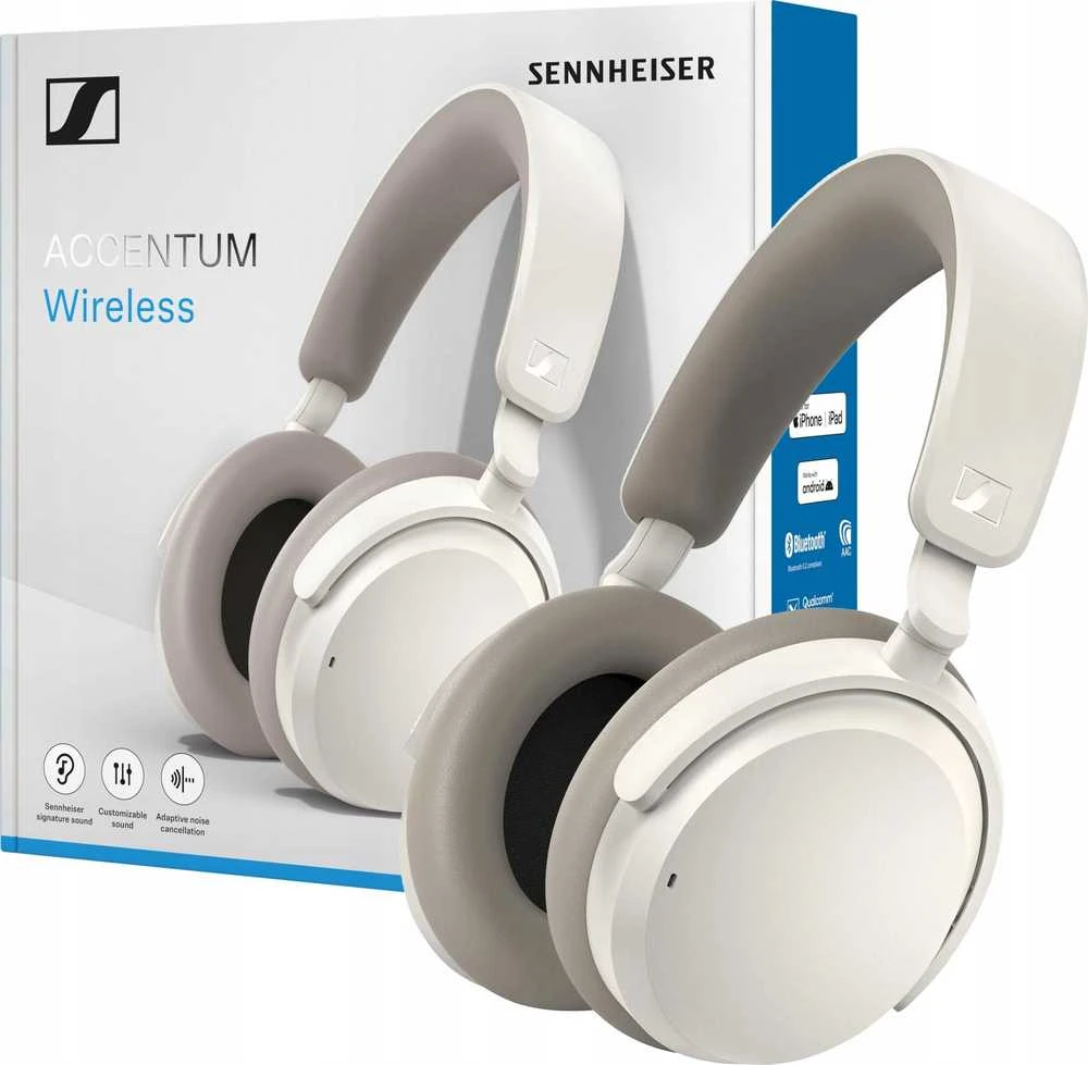 Sennheiser Accentum ausinės, Baltos