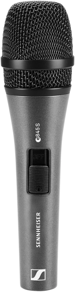 „Sennheiser e 845-S“ – dinaminis mikrofonas, superkardioidinis, perjungiama versija