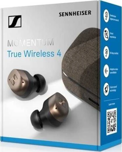 Sennheiser Momentum 4 juodos ir varinės ausinės