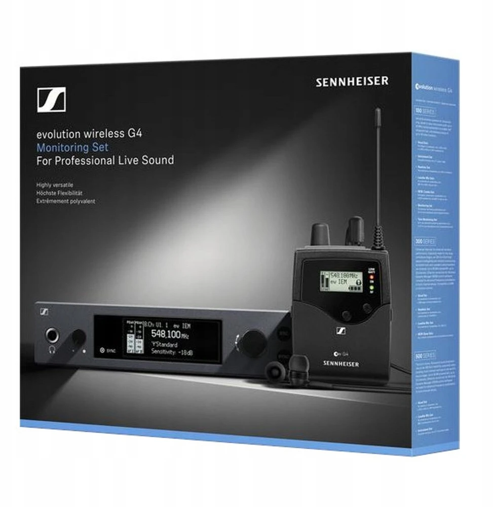 SENNHEISER EW IEM G4-A WIRELESS STEREO MONITORING SET